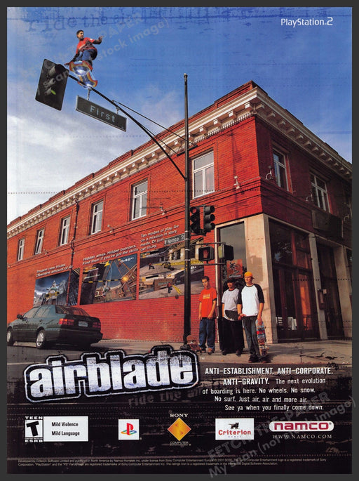 AirBlade Video Game 2000s Print Advertisement Ad 2002 Fetch-the-paper.com