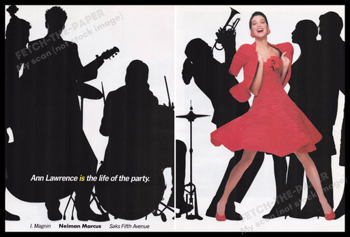 Ann Lawrence 1980s Print Advertisement (2 pgs) 1989 Fetch the Paper!