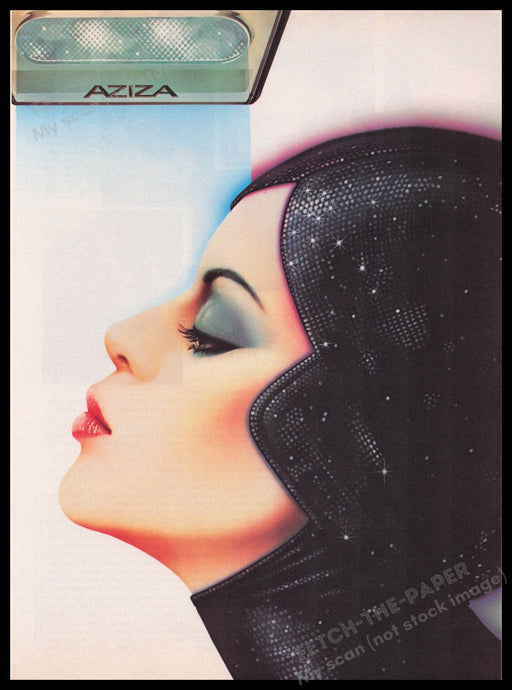 Aziza 1980s Print Advertisement Ad 1985 Fetch the Paper!