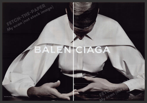 Balenciaga Clothing 2000s Print Advertisement Ad (2 pages) 2013 Fetch the Paper!