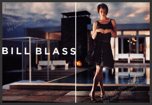 Bill Blass 2000s Print Advertisement (2 page) 2006 Legs Evening Poolside Bill Blass
