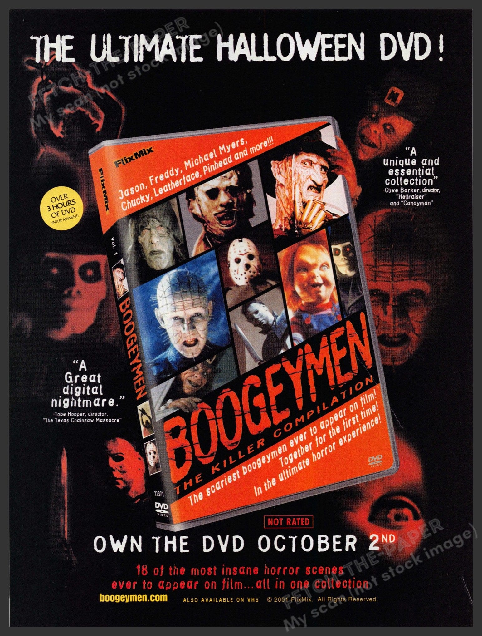 Boogeymen 2001 Horror Print Ad - The Killer Compilation Promo — Fetch ...
