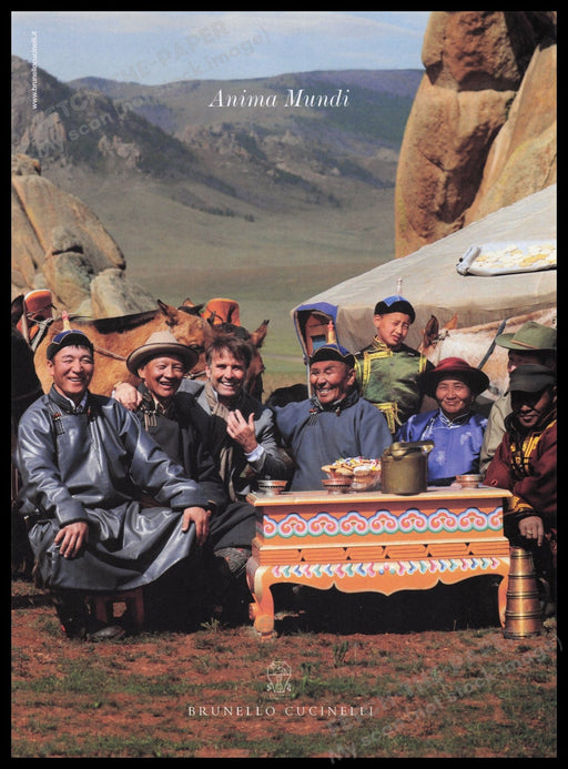 Brunello Cucinelli Clothing 2000s Print Advertisement Ad 2009 Anima Mundi Fetch the Paper!