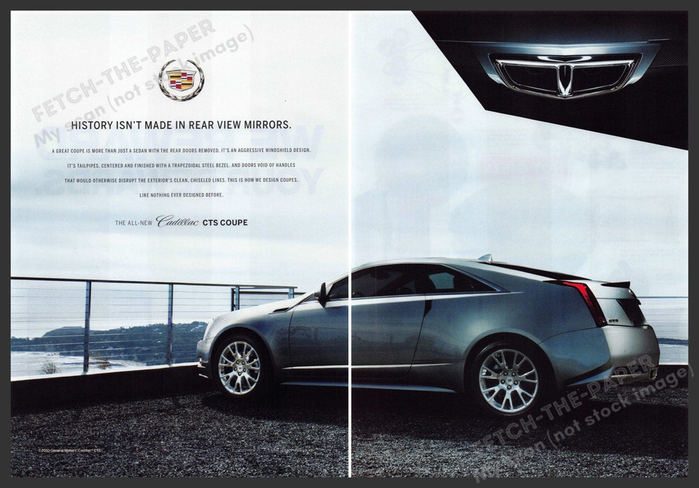 Cadillac CTS Coupe 2010s Print Advertisement (2 pg) 2010 History Cadillac