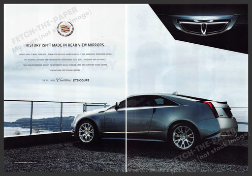 Cadillac CTS Coupe 2010s Print Advertisement (2 pg) 2010 History Cadillac