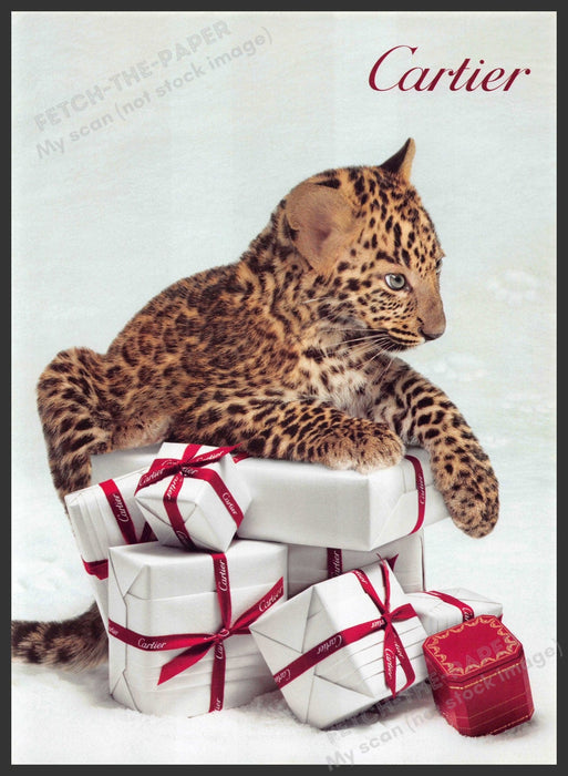 Cartier 2010s Print Advertisement 2010 Leopard Panther Young Cartier