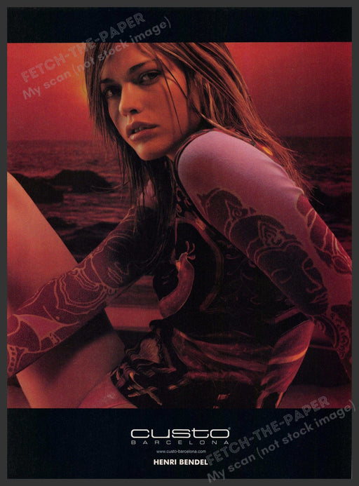 Custo Barcelona 2000s Print Advertisement 2000 Henri Bendel Custo Barcelona