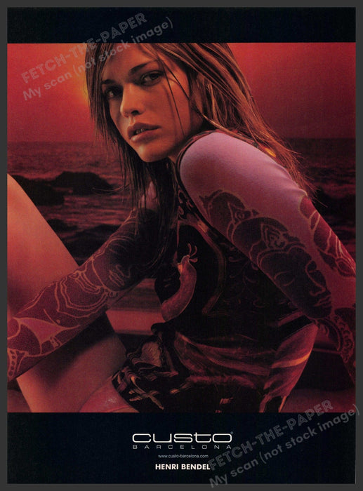 Custo Barcelona 2000s Print Advertisement 2000 Henri Bendel Custo Barcelona