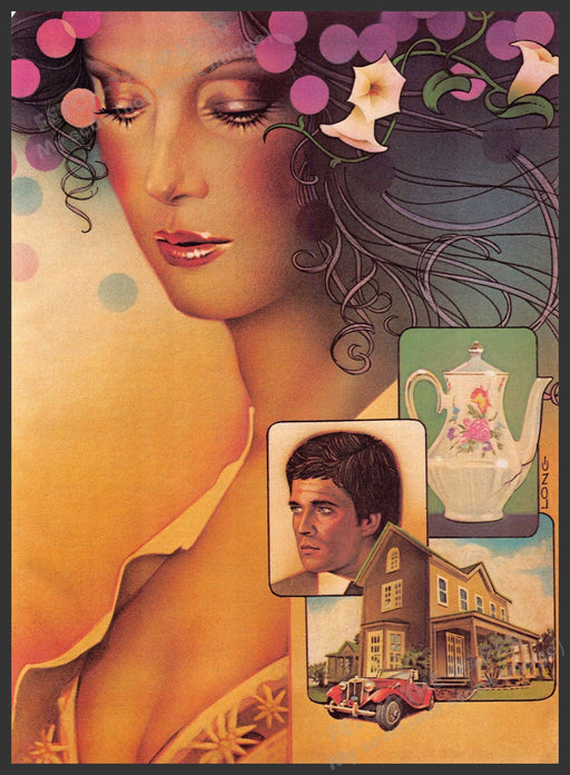 Dan Long Artist 1980s Magazine Illustration 1982 "Hairline Fractures" Fetch-the-Paper