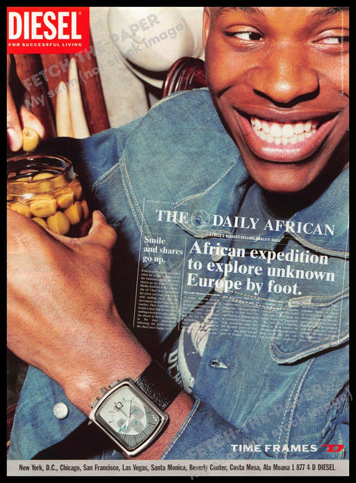 Diesel 2000s Print Advertisement 2001 Time Frame The Daily African Diesel