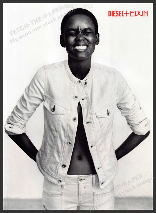 Diesel + Edun Flaviana Matata 2010s Print Ad Fetch-the-Paper