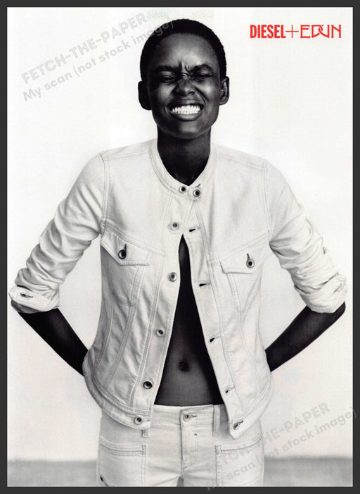 Diesel + Edun Flaviana Matata 2010s Print Ad Fetch-the-Paper