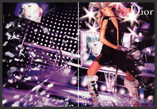 Dior Gisele Bundchen 2000s Print Ad Fetch-the-Paper