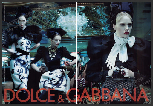 Dolce & Gabbana Fashion Marilyn Monroe 2000s Print Ad (2 pgs) 2009 Dolce & Gabbana