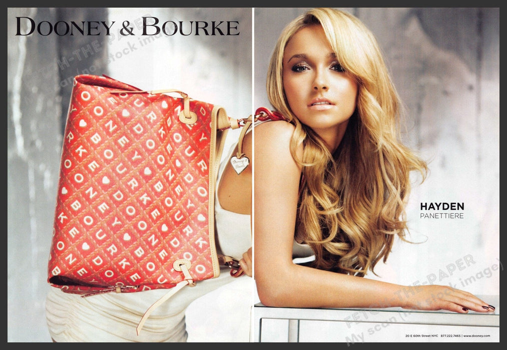Dooney & Bourke Hayden Panettiere 2000s Print Advertisement (2pg) 2007 Handbag Dooney & Bourke