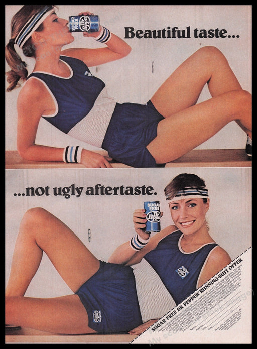 Dr. Pepper 1980s Print Advertisement Ad 1981 Fetch the Paper!