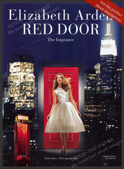 Elizabeth Arden 2010s Print Advertisement Ad 2011 Red Door Legs City Night Light Elizabeth Arden