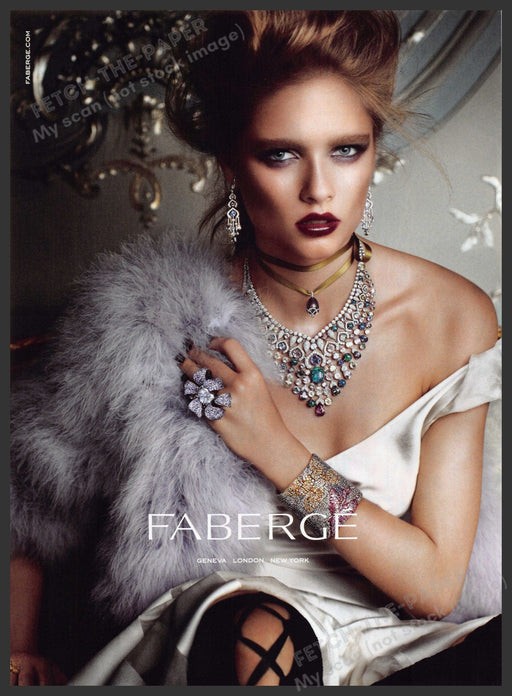 Faberge 2010s Print Advertisement Ad 2011 Jewelry Geneva London New York Faberge