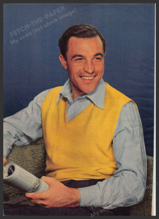 Gene Kelly Actor 1940s Print Magazine Photo from an Article 1949 Fetch-the-Paper