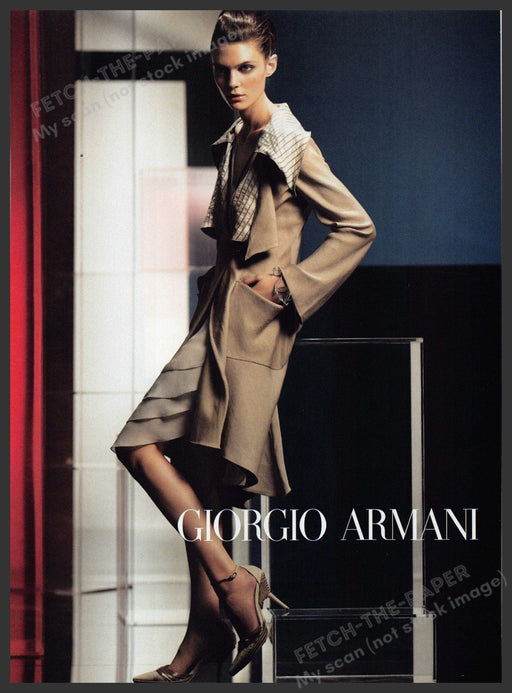 Giorgio Armani 2000s Print Advertisement Ad 2006 Legs Business Suit Giorgio Armani