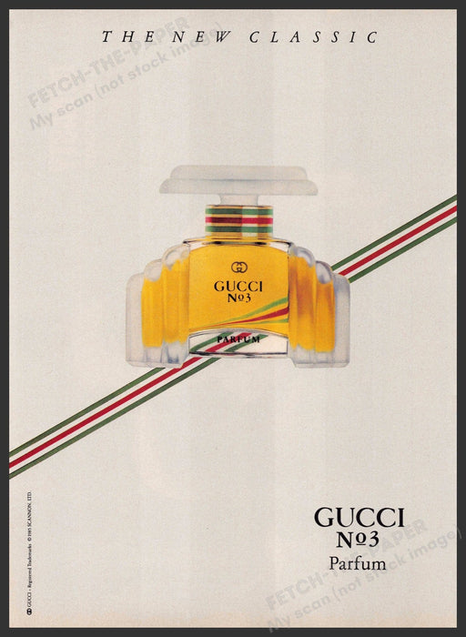 Gucci 1980s Print Advertisement 1985 No. 3 "The New Classic" (Not the product) Gucci