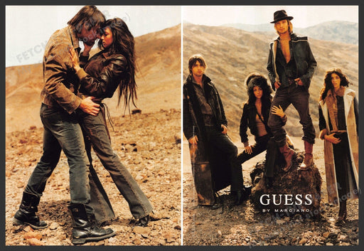 Guess by Marciano 2000s Print Advertisement (2 page) 2002 Models Outdoorwear Guess by Marciano