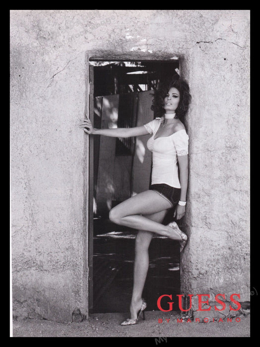 Guess by Marciano Line Gost 2000s Print Advertisement Ad Front & Back 2008 Fetch the Paper!