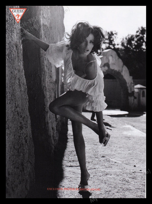 Guess by Marciano Line Gost 2000s Print Advertisement Ad Front & Back 2008 Fetch the Paper!