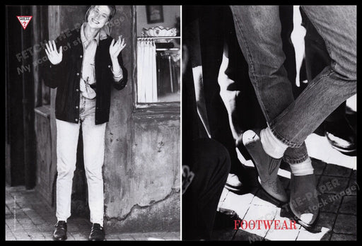 Guess Front/Back Page 1980s Print Advertisement 1989 Fetch the Paper!