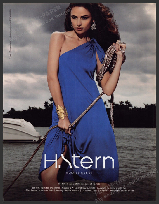 H. Stern Hera Collection Jewelry 2000s Print Advertisement Ad 2008 Boat Rope Fetch-the-Paper