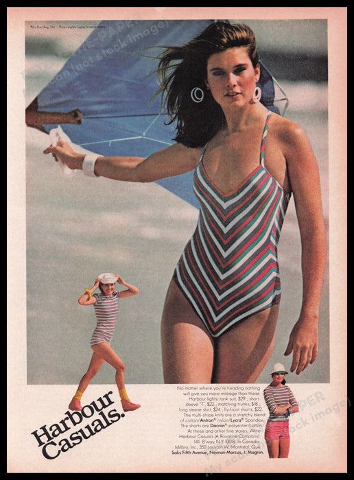 Harbour Casuals 1980s Print Advertisement Ad 1981 Fetch the Paper!