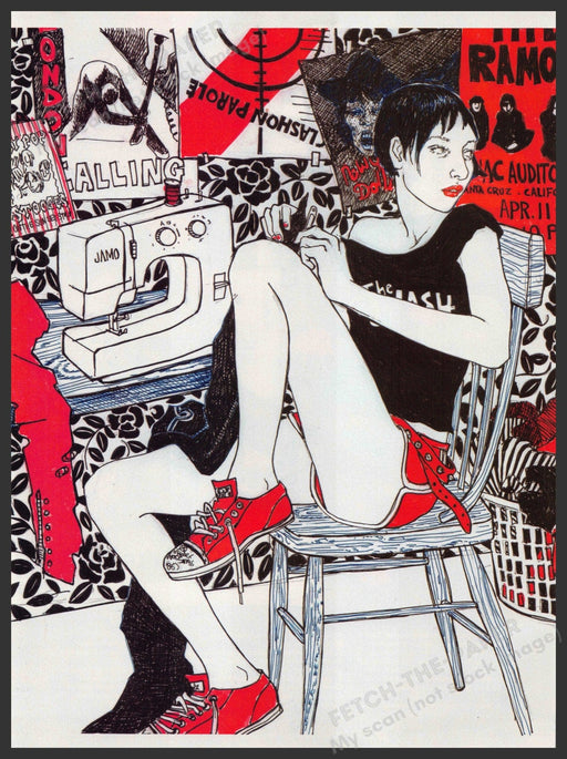 Hope Gangloff Artist 2000s Magazine Illustration 2007 "Own sense of style" Fetch-the-Paper