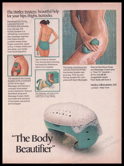 Horley System 1980s Print Advertisement Ad 1980 "The Body Beautifier" Fetch the Paper!