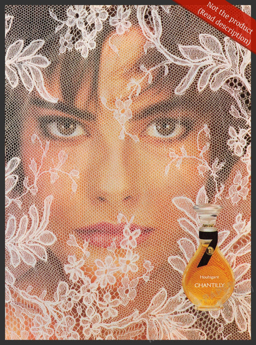 Houbigant 1980s Magazine Print Advertisement 1985 Chantilly Houbigant