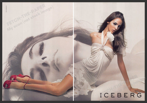 Iceberg 2000s Print Advertisement (2 page) 2006 Long Legs Red Shoes Iceberg