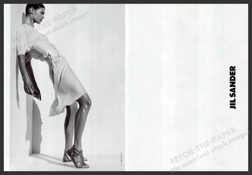 Jil Sander 2000s Print Advertisement (2 page) 2006 Legs Leaning Against Wall Jil Sander