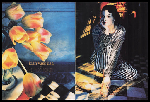 Joan Vass USA Clothing 1980s Print Advertisement (2 pages) 1989 Fetch the Paper!