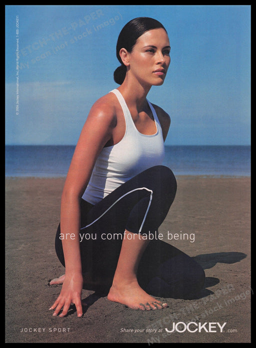 Jockey Sport Workout Clothing 2000s Print Advertisement Ad 2004 Fetch the Paper!