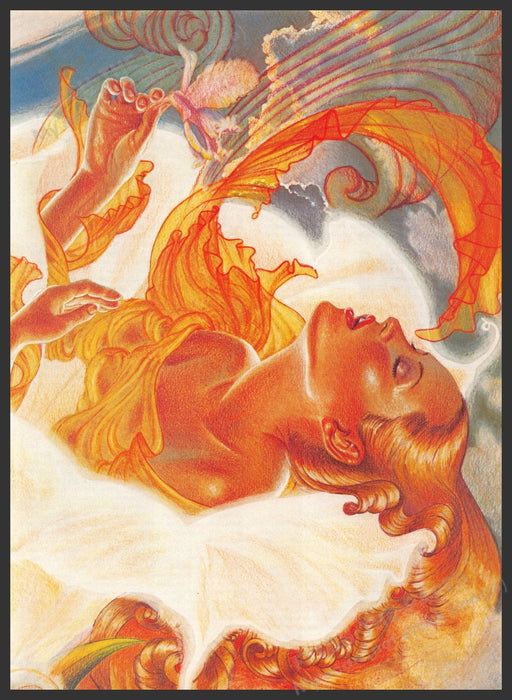 Karen Kees Artist 1970s Magazine Illustration 1979 "Orgasm" Fetch-the-Paper