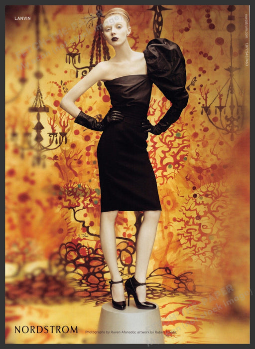 Lanvin Clothing 2000s Print Advertisement Ad 2008 Legs High Fashion Fetch the Paper!