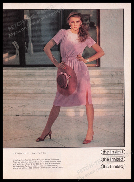 Lawrence 1980s Print Advertisement Ad 1981 Fetch the Paper!