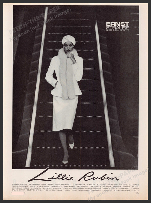 Lillie Rubin Clothing 1980s Print Advertisement Ad 1981 Fetch-the-paper.com