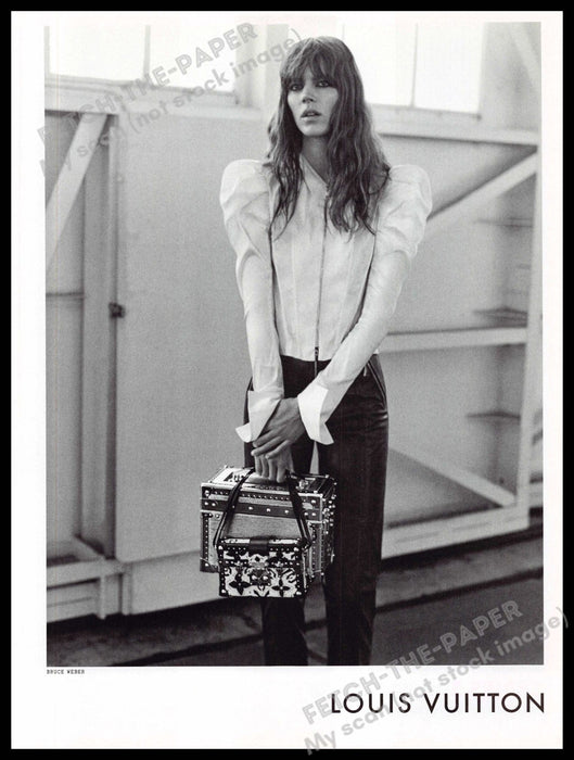 Louis Vuitton 2010s Magazine Print Ad 2015 Freja Beha Erichsen by Bruce Weber Louis Vuitton