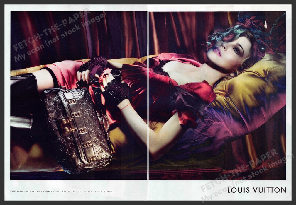 Louis Vuitton Handbag Madonna 2000s Print Ad (2 pgs) 2009 Colorful Couch Louis Vuitton