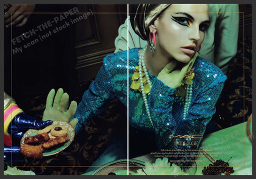 MAC Indulge Cosmetics 2000s Print Advertisement Ad (2 pages) 2013 Fetch the Paper!