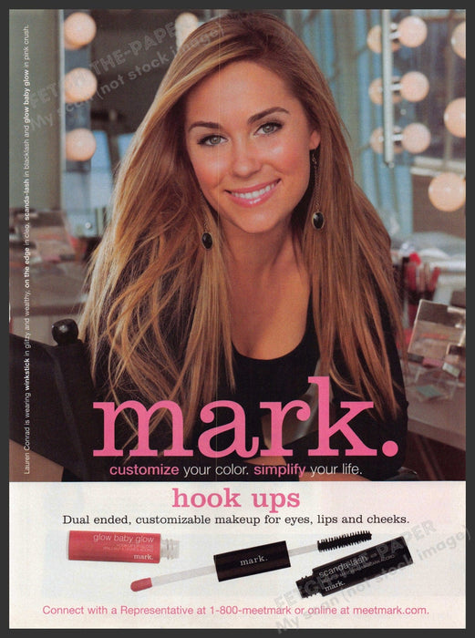 Mark Cosmetics Lauren Conrad 2000s Print Advertisement 2007 Fetch-the-Paper