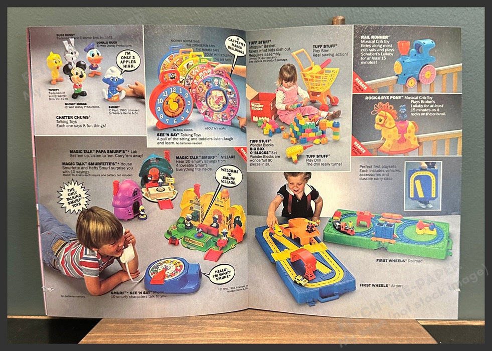 Mattel 1980s Wish List Toy Small Catalog Booklet Magazine Insert 1983 Mattel