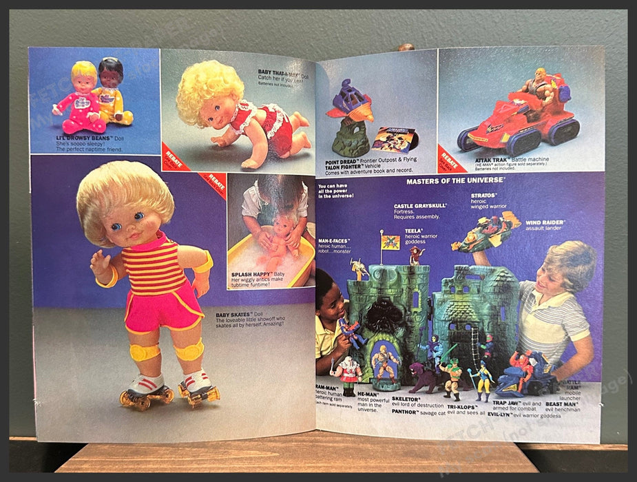 Mattel 1980s Wish List Toy Small Catalog Booklet Magazine Insert 1983 Mattel