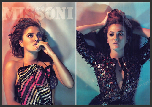 Missoni 2000s Print Advertisement (1 page front & back) 2006 Drew Berrymore Missoni