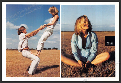 Mossimo 2000s Print Advertisement (2 page) 2000 Couple Brown Field Mossimo